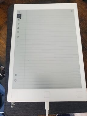 ReMarkable Paper Tablet RM102 With Stylus, Charger & Folder Case.